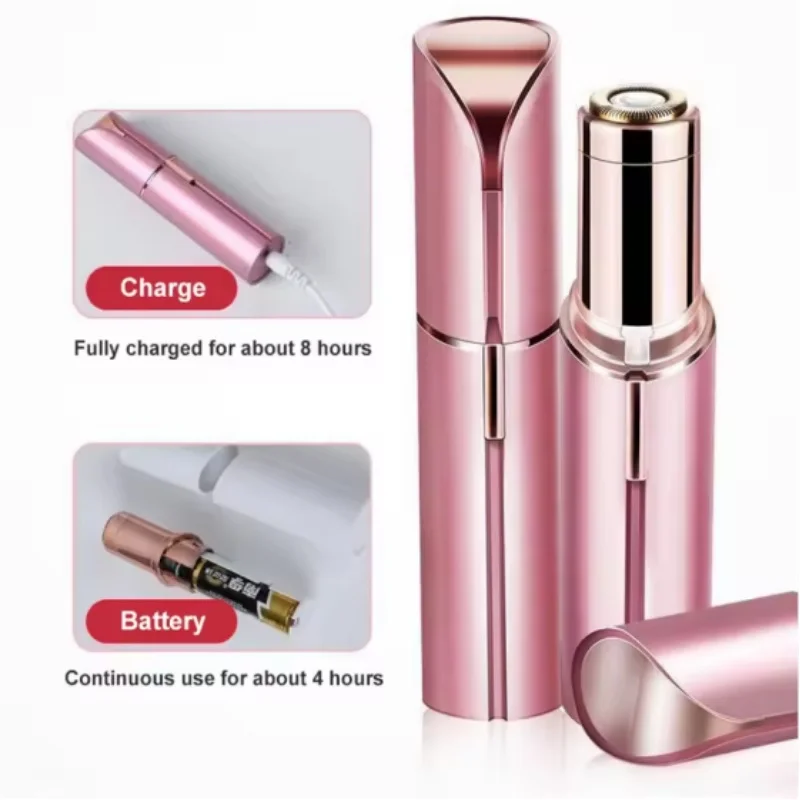 Xiaomi Electric Eyebrow Trimmer Mini Eye Brow Epilator Portable Women Effective Facial Lipstick Shape Painless Razor Shaver Tool