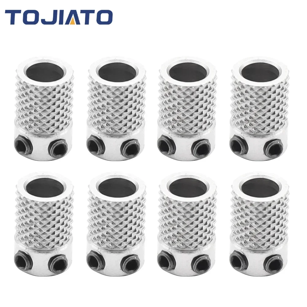 Tojiato DIY Ultimaker 2 UM2 Feeder Knurled Wheel Extruder Drive Gear Stainless Steel High Quality For 3 D printer parts