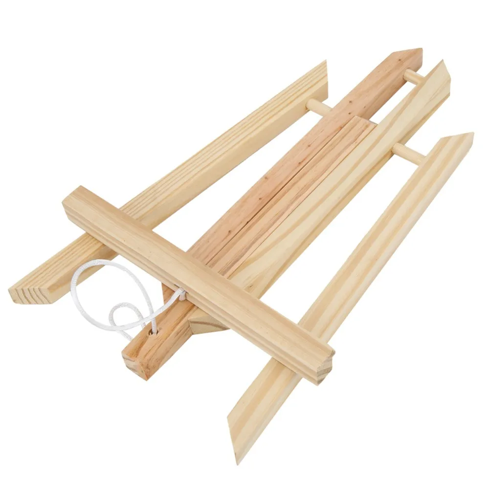 Light for Moving 28cm Wood Easel Beech Foldable Table Easel Multi-Groove Freestanding Painting Easel Photo Album Display