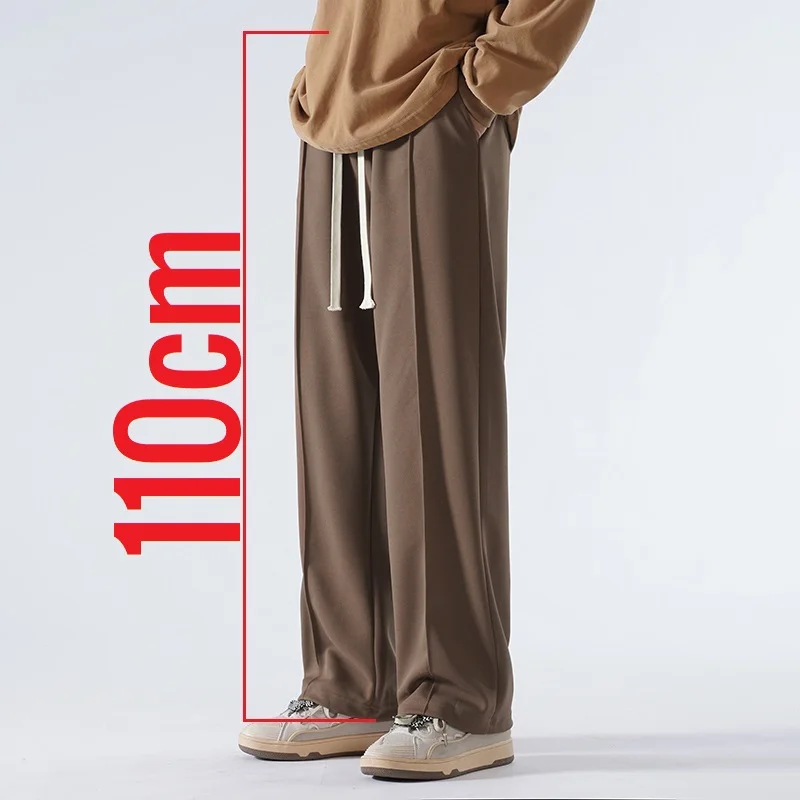 190 Cm Tall Men's Pants Straight Summer Trouser Male Extra Long Leg Length 115 110cm Lengthed Casual Fashion 200cm Thin Teenager