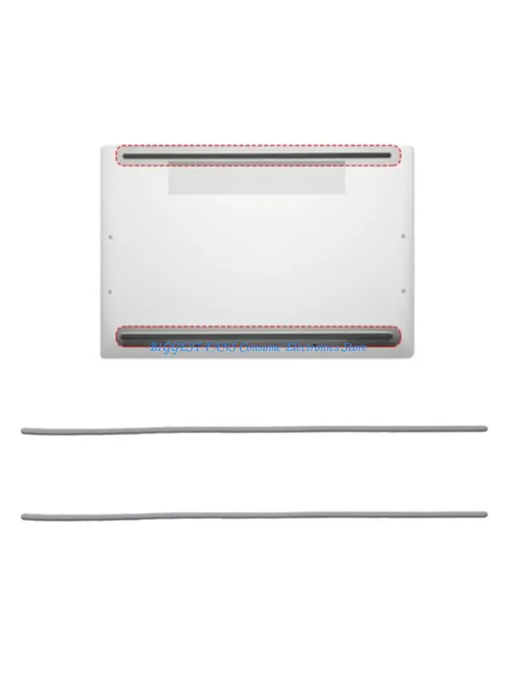 

Bottom Case Cover Rear Rubber Foot Strips Rubber Feet Strips for 1040