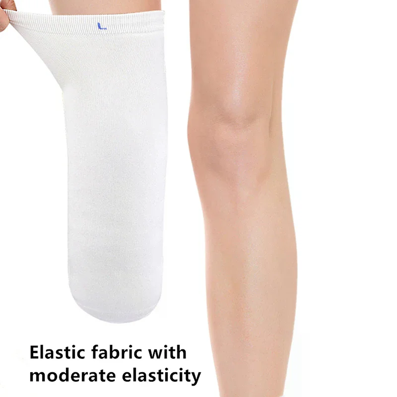 Calf Prosthetic Gel Sleeve Silicone Sock Disabled Residual Limb Leg Below Knee Amputees Sheath Soft Cover Liner Stump Thicken