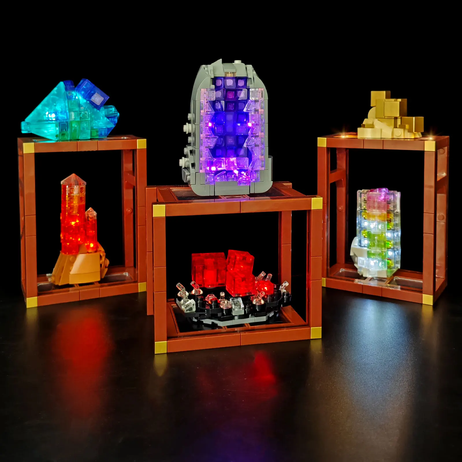

LYBMTWF LED Lighting Kit Compatible with Lego 21362 Mineral Collection (NOT Include The Model Bricks)