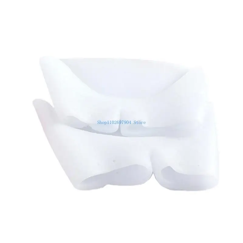 

N7YF Ballet Pointe Pads Toe Pads Protector Pouches Toe Pad,Ballet Silicone Gel Toe Caps Pointe Shoes High Heel Toe Caps