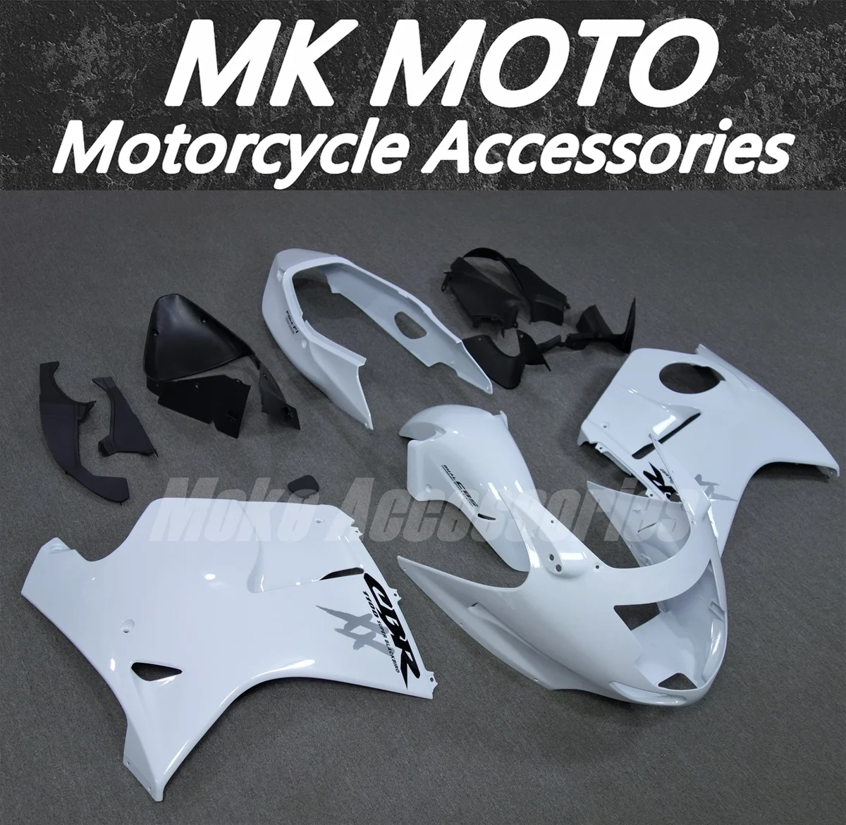 Motorcycle Fairings Kit Fit For CBR1100XX 97-07 Bodywork Set High Quality ABS Injection White