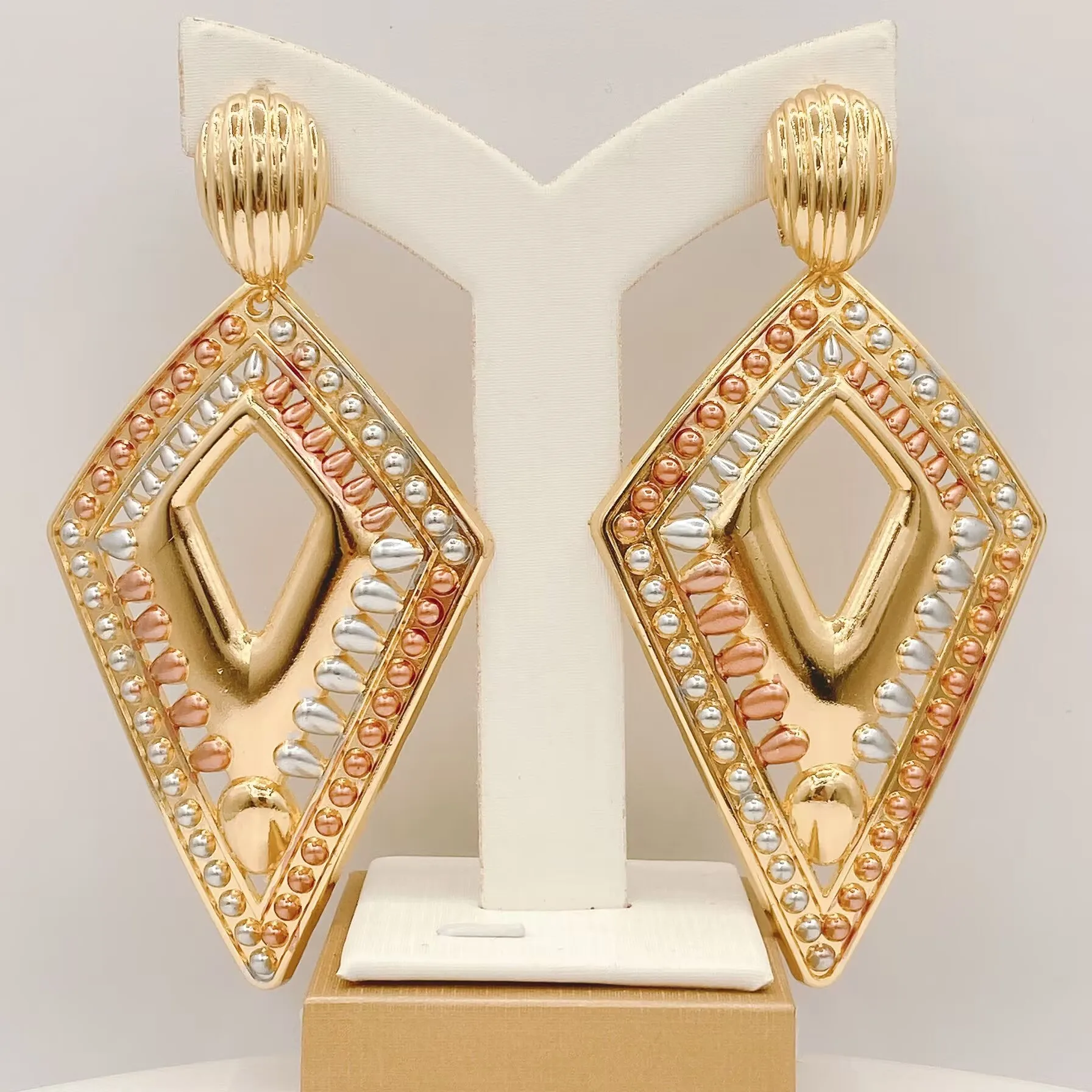 Bohemia Hit Color Round Raffia Earrings For Women Dopamine Summer Beach Handmade Rattan Weave Geometric Dangle Earrings