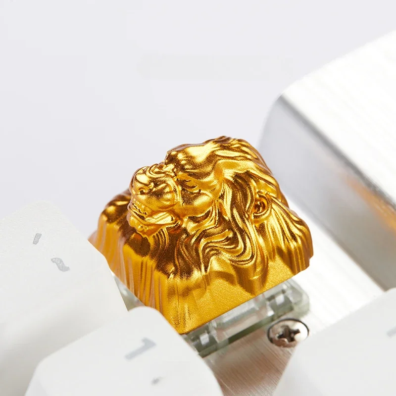 

ZOMO Lion King Keycaps Aluminum Alloy Fantastic Beasts Series Customized Mechanical Keyboard 3D Animal Artisan Keycap Gifts