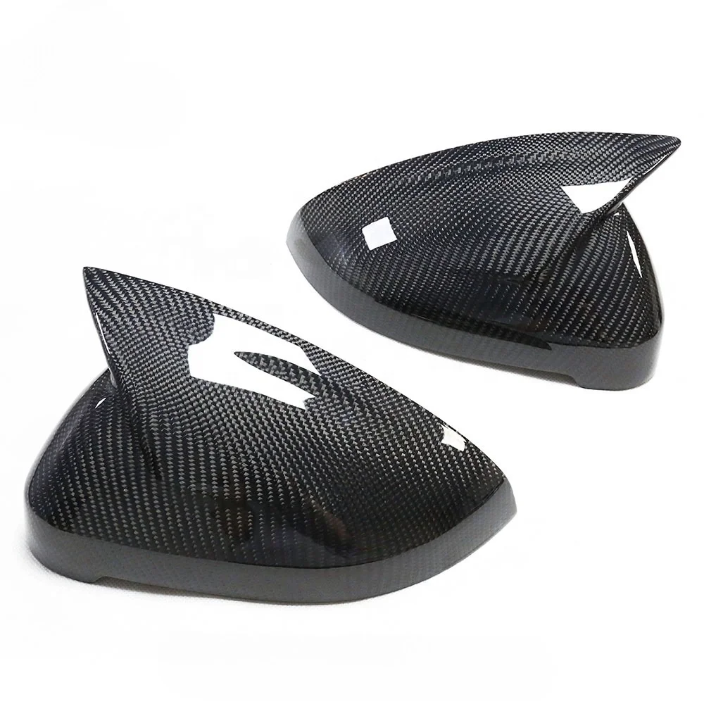 

ZAIQU A4 A4L Mirror Cover Carbon Fiber Mirror Caps M Look W/h Blind Spot Assist Fit for A4 A4L S4 RS4 A5 A5L S5 RS5 2017-20