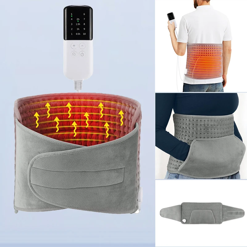 

Electric Heating Pad, Heat Pad for Waist and Back, Stomach with Automatic Shut-Off, 10 Temperature Levels Heated Hand Warmer