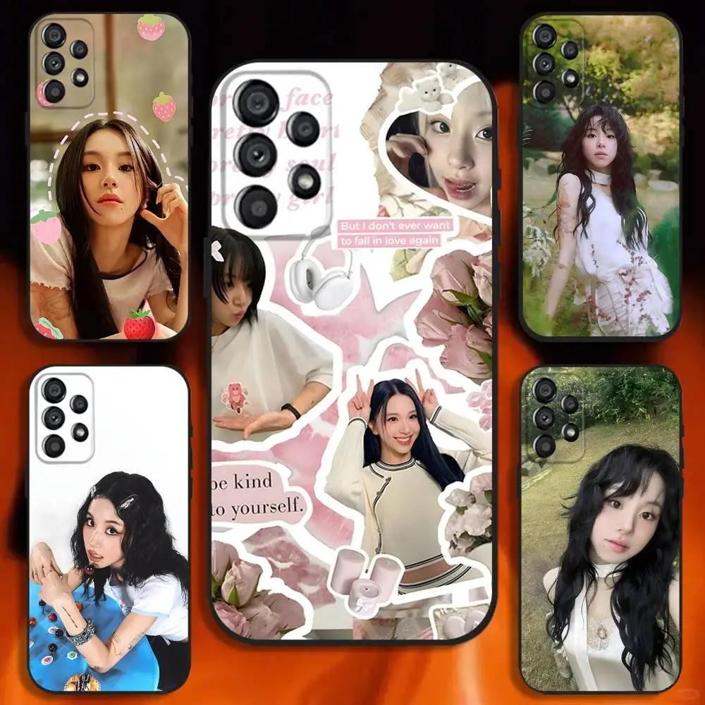 

C-CHAEYOUNG T-Twice-s Phone Case For Samsung Galaxy A20,A21s,A22,A31,A32,A52,A53,A72,73,A80 Soft Black Cover