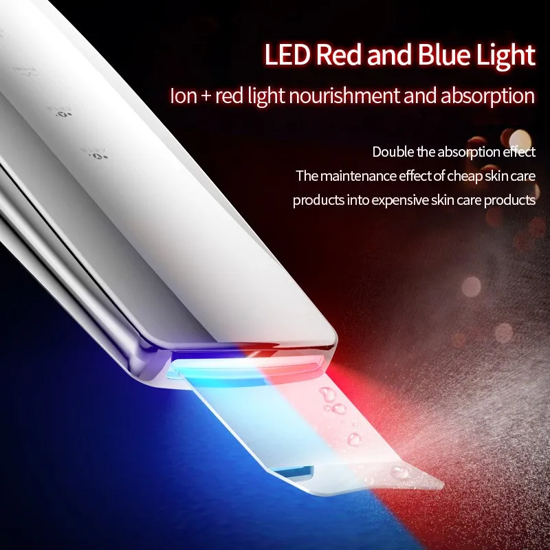 

Professional Sonic LED Red-Blue Light Blackhead Remover and Pore Cleaner Facial Cleansing Device LED Facial Device for Skin Care