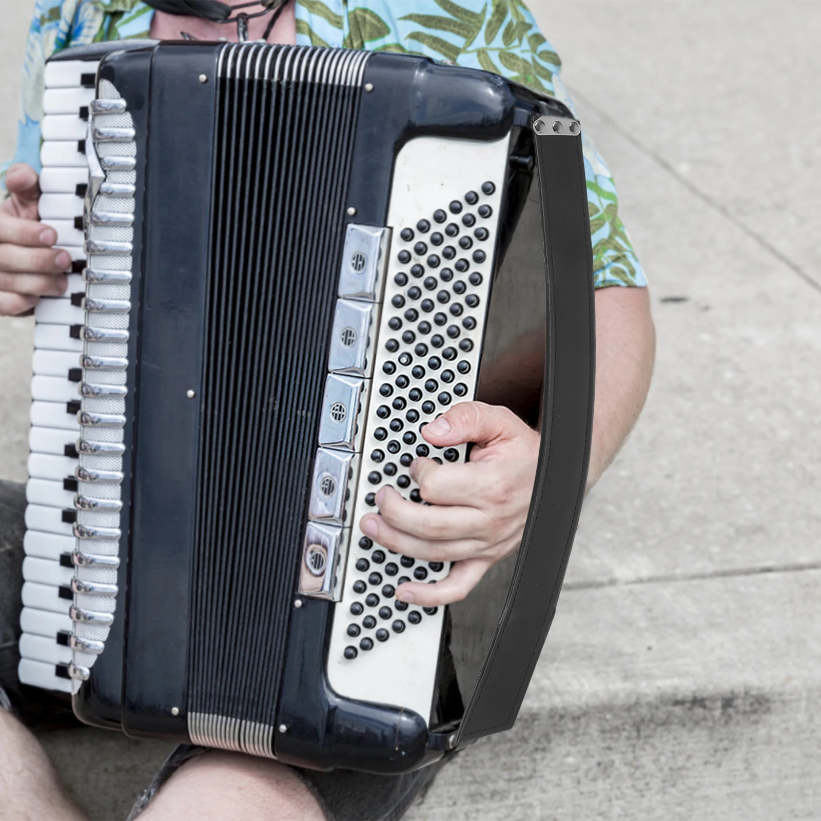 

1Pcs Stylish Accordion Bass Strap Wear Resistant Comfortable Accordion Belt Accessory Durable Fit