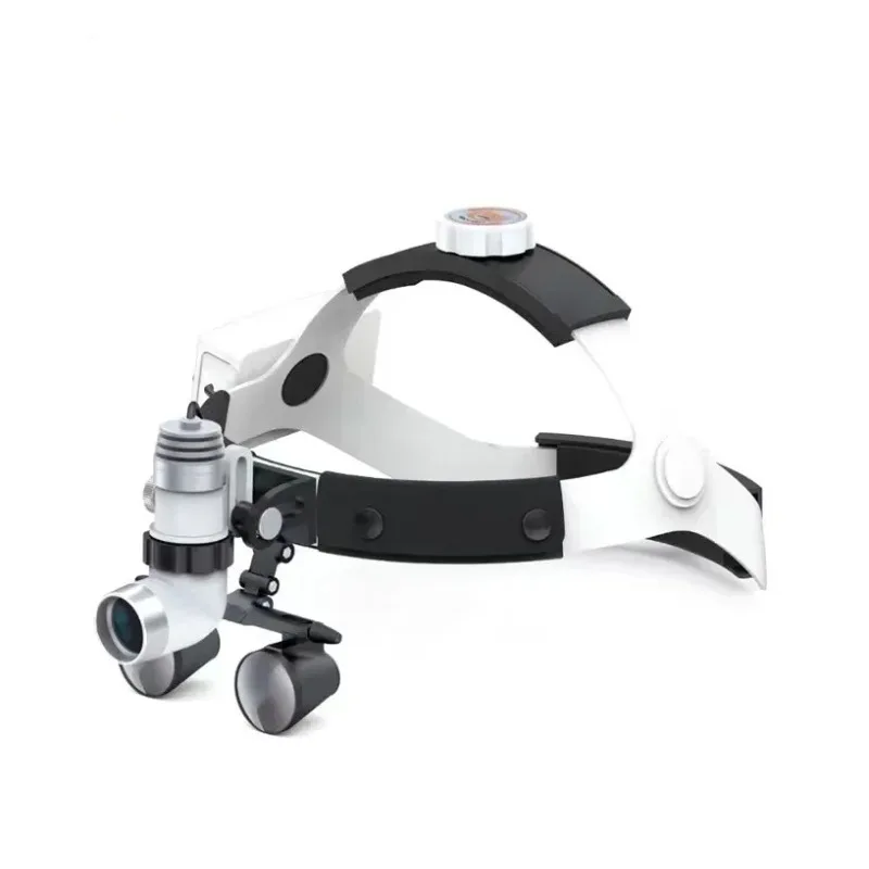 Head-mounted Oral Magnifying Glass Surgical Examination LED Surgical Headlamp Plastic Spine Medical Magnifying Glass
