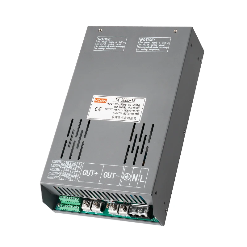 5000W 12V 24V 36V 48V 72V 80V-220V RS485 통신 프로토콜 조정 가능한 디지털 산업용 SMPS AC DC 스위칭 전원 공급 장치