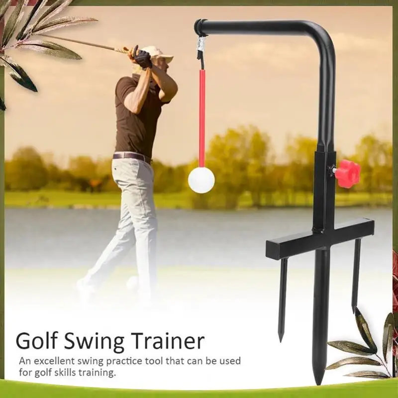 

Golf Swing Trainer Aid Golf Practice Swing & Hitting Training Aid - Golf Accessories Pure Path Golf Swing Trainer Durable Black