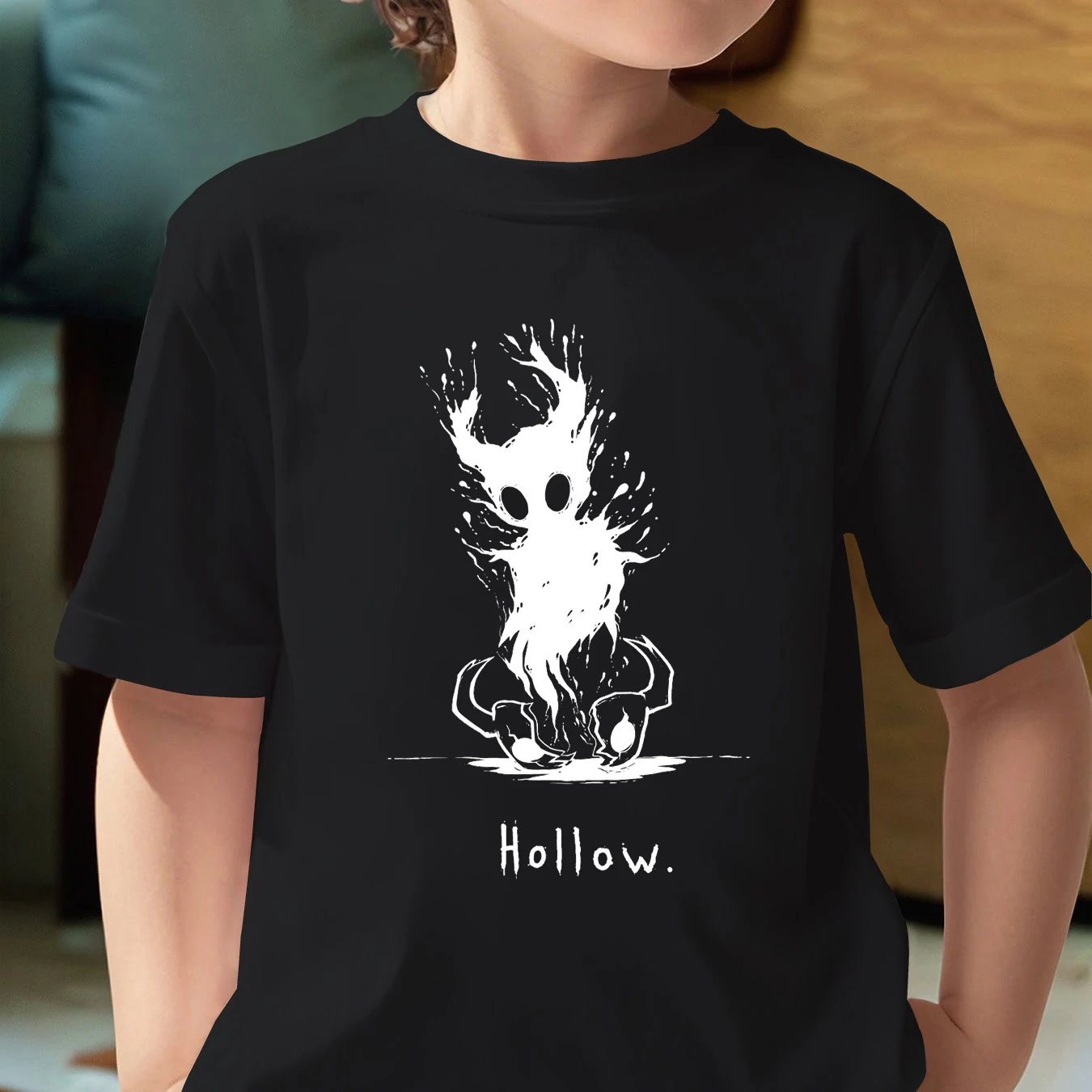 Hollow Knight Silksong Printed Kids T-shirt Summer Crew Neck Short Sleeve Tee Boys Clothes Casual Anime Tops Children's Clothing
