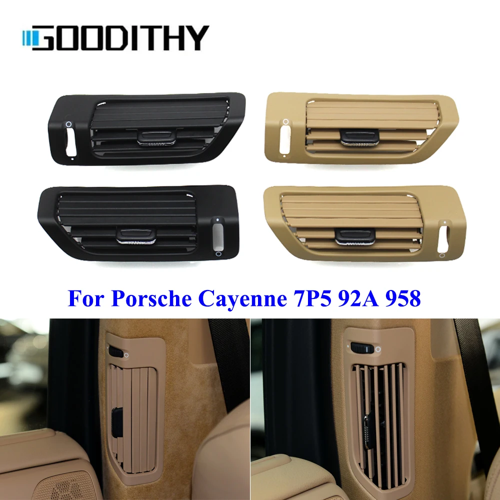 ポルシェ-カイエン-7p5-92a-958-2010-2017用-車-bピラー-左右-ac-エアコン-エアベントグリル-アウトレットカバー-交換部品