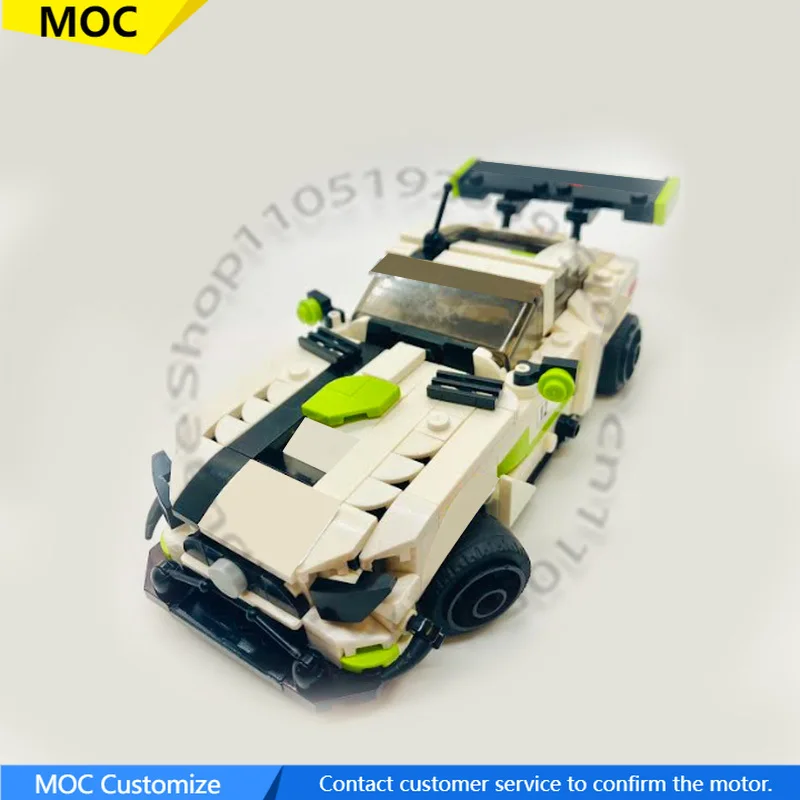 331 PCS Sports car AMG GT3 MOC Customize Modular Building Block Creative Design Model Kids Brick Simple DIY Christmas Toy Gift
