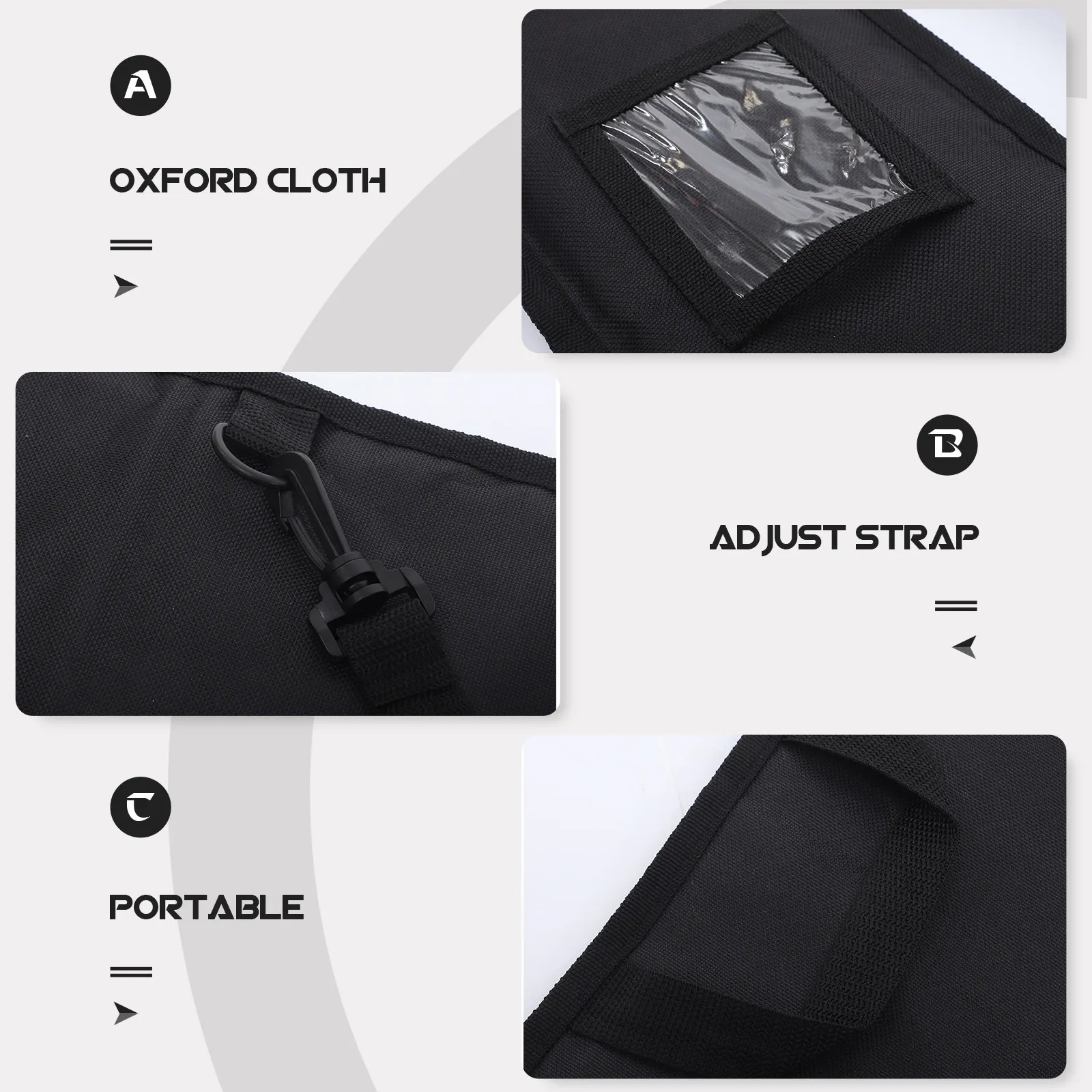 

Портативная складная черная сумка для весел с регулируемым ремнем для хранения весел для каяков и каноэ, сумка для весел для лодок, принадлежности для водного спорта