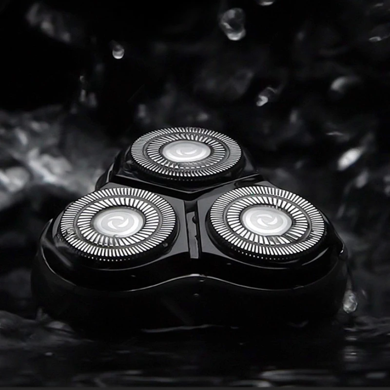 Cabezal de cuchilla de repuesto para máquina de afeitar eléctrica Blackstone para hombres, cabezal de cuchilla flotante 3D, limpieza de hoja extraíble
