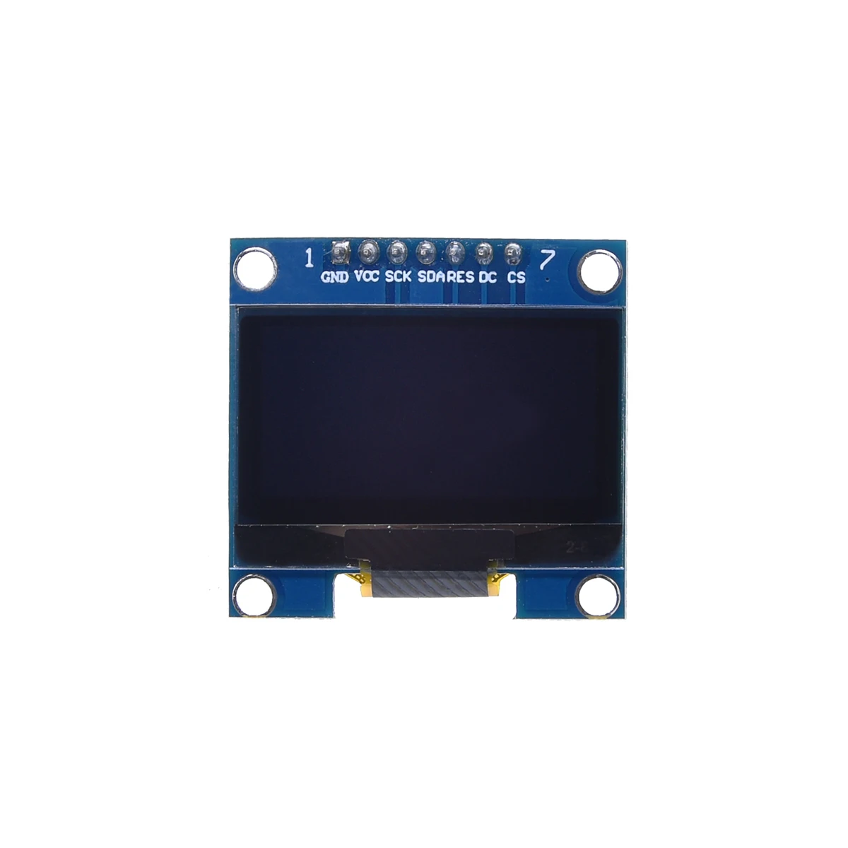 

1.3"; OLED Module 1.3 inch Display Module White/Blue 128X64SPI/IIC I2C Communicate Color 1.3 Inch OLED LCD LED Display Module