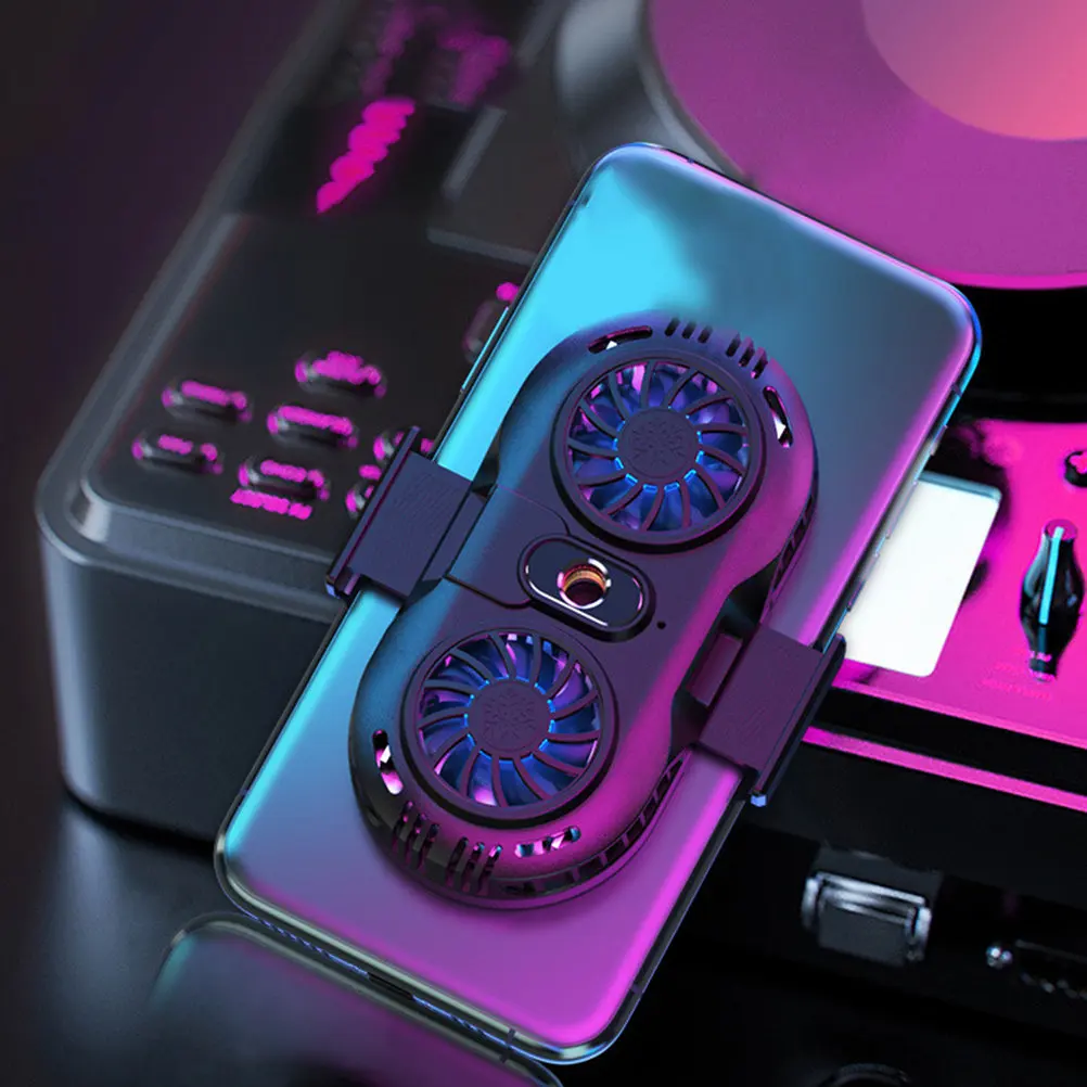 

1 шт. Охладитель для телефона, полупроводниковый мобильный радиатор с выдвижным креплением, шумоподавление, высокоэффективное охлаждение для смартфонов