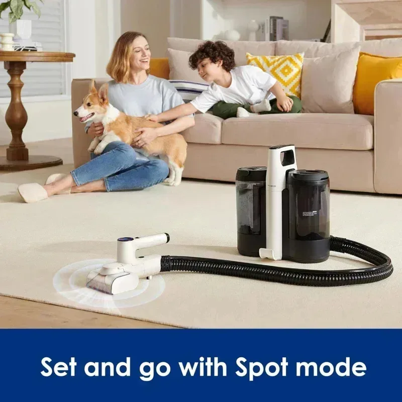 PMD4-TTinecoes CARPET ONE Spot منظف السجاد والمفروشات اللاسلكي الذكي، محمول، خفيف الوزن، تشغيل هادئ، LED،