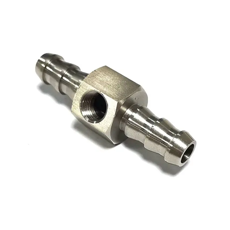 3/8 Inch Fuel Line Fuel Pressure T-Fitting Adapter For Fuel Pressure Gauge Sensor Fuel Pressure T-Fitting Adapter,-N25R