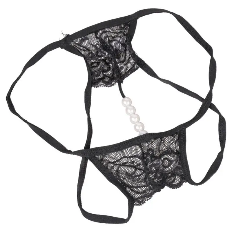 652F اللؤلؤ T الظهر G سلسلة التطريز مطرز ثونغ اللباس الداخلي الملابس الداخلية ميكروس السروال