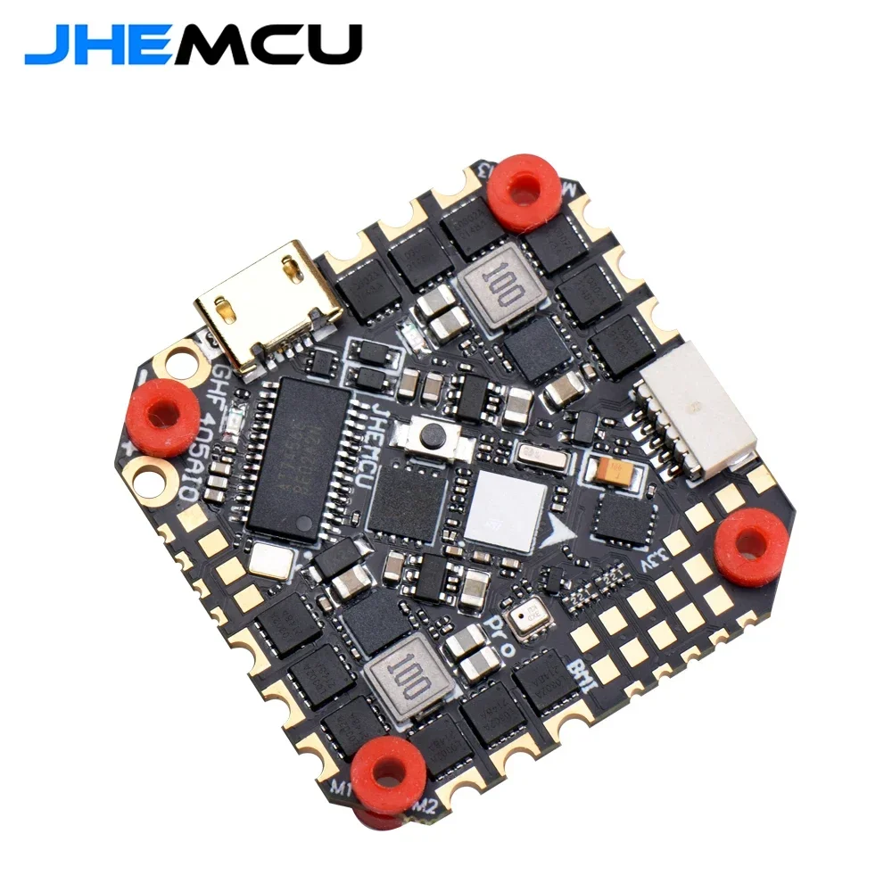 

JHEMCU GHF405AIO-HD Betaflight F405 OSD Flight Controller with 40A ESC PWM Dshot600 2-6S for Toothpick RC FPV Racing Drone