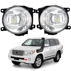 Upgrade LED Mistlampen Montage voor Toyota Land Cruiser J200 2012 2013 2014 2015 Auto PTF PTF w/Clear Lens Dagrijverlichting