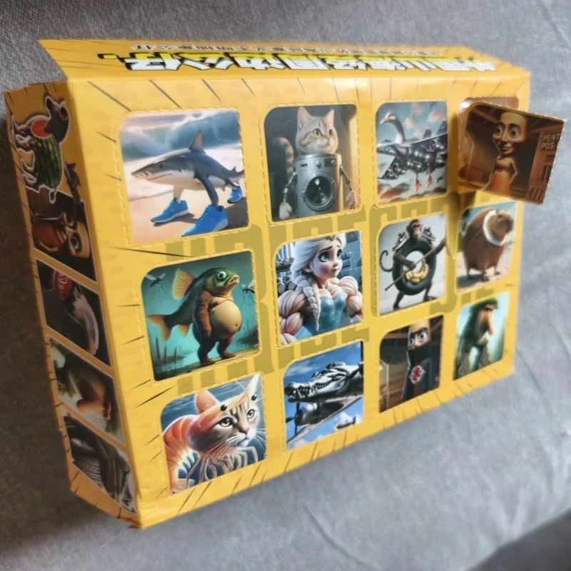 حار جديد 12 قطعة لكمة وفوز صندوق أعمى Tralalero Tralala Brainrot Tung Sahur مفاجأة صندوق أعمى نموذج لجسم دمى لعبة هدية #3