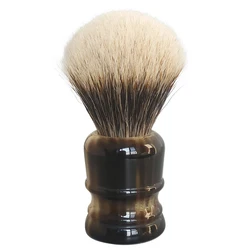 Dscosmetic 22mm Manchurian two band badger hair shaving brush with resin handle for man wet shaving