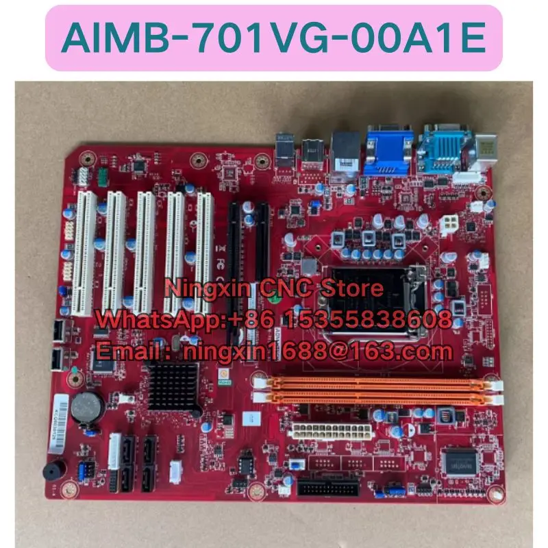 Second-hand AIMB-701Rev:A1 AIMB-701VG-00A1E Industrial control computer motherboard Functional test OK Fast delivery
