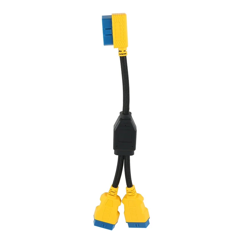 One point two adapter cable plug interface reinforced nylon 16 pin core OBD one point two extension cable