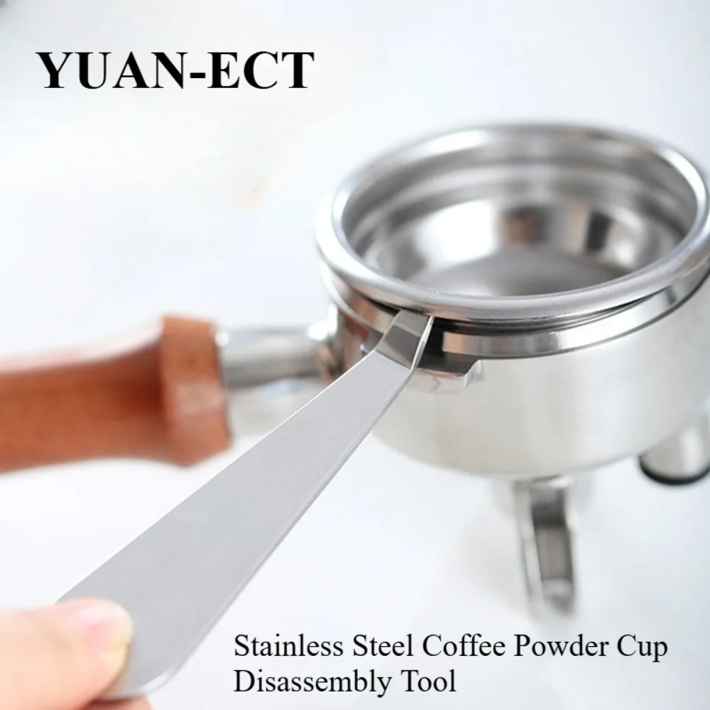 Stainless Steel Coffee Powder Cup Disassembly Tool, Durable Coffee Portafilter Remover, Espresso Machine Accessories