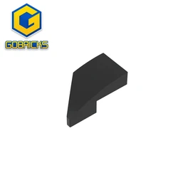 Gobricks GDS-1492 Slope Curved 2 x 1 with Stud Notch Right compatible with lego 29119 Technical children's DIY Building Blocks
