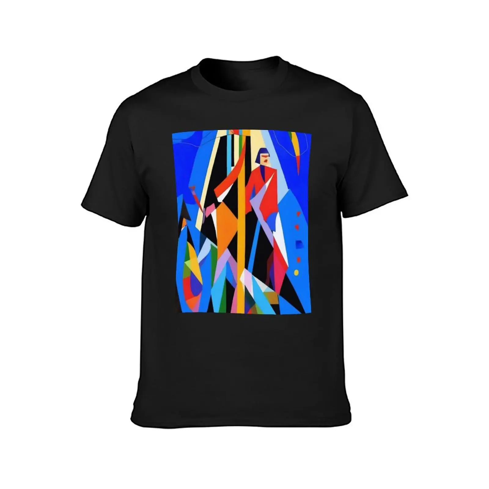 A vividly colored abstract composition T-Shirt shirts graphic tees tops summer tops Aesthetic clothing t shirts for men cotton