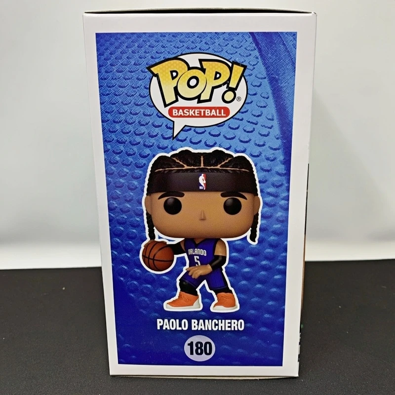 Funko Pop! Original NBA Orlando Magic Paolo Banchero #180 Vinyl Figure Sports Collectible Model Desktop Ornament Gift for Fans view 3