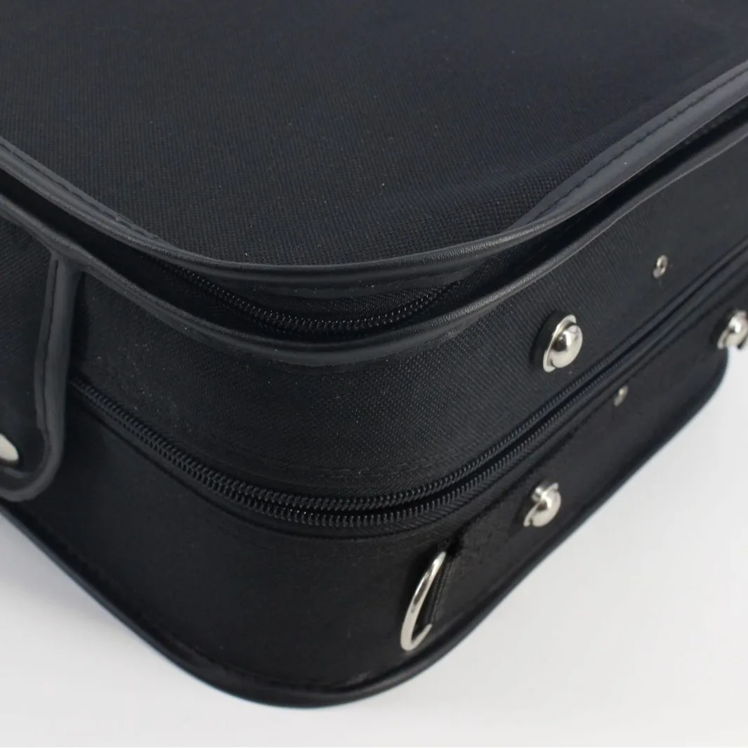 صندوق فيولا محمول مقاوم للصدمات من القماش الأسود لكاميرا مقاس 15-16.5 بوصة