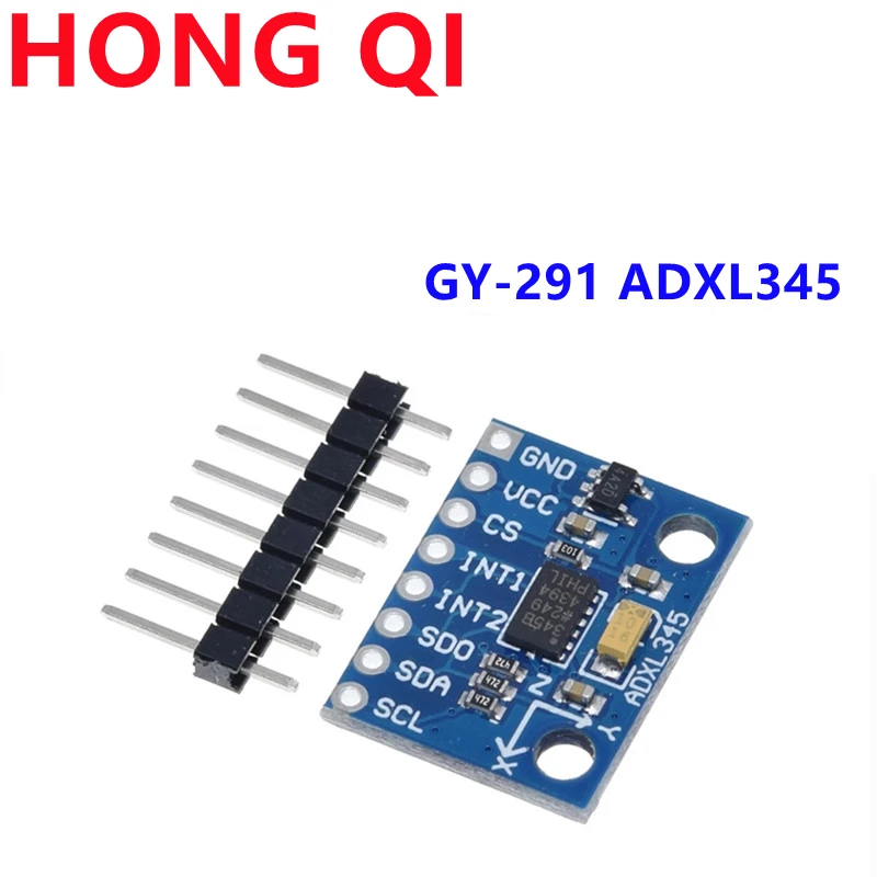 1 stücke GY-291 ADXL345 3-Achsen-Digital-Schwerkraftsensor Beschleunigung modul IIC/SPI-Übertragung