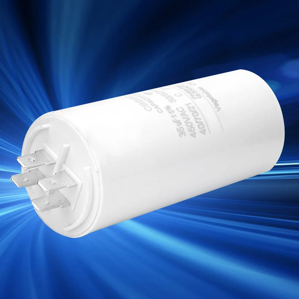 

CBB60 450V 35uf Motor Start Run Capacitor with Screw Nut for Washing Machine Motor Run Capacitor Motor Start Capacitor