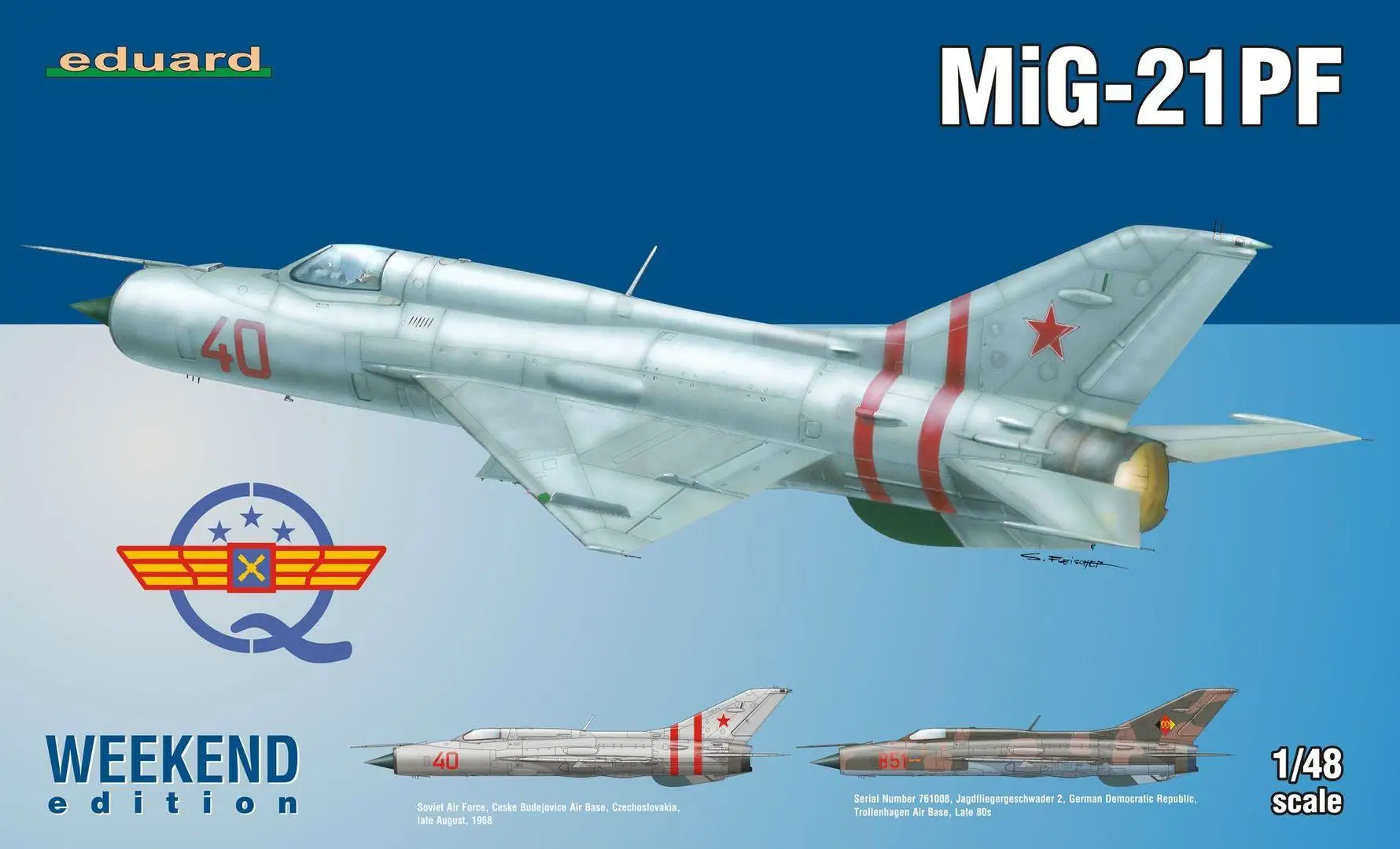 

Eduard EDU84127 1/48 MiG-21PF Выходная версия модель комплект