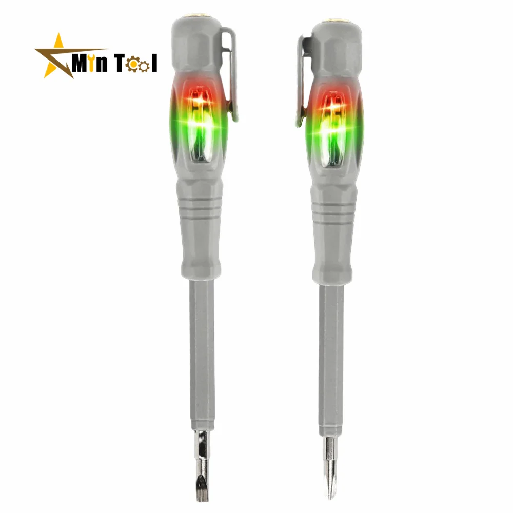 AC24-250V Neon Bulb Indicator Meter Electric Pen Insulated Highlight Pocket Tester Pen Screwdriver for Electrician Tool