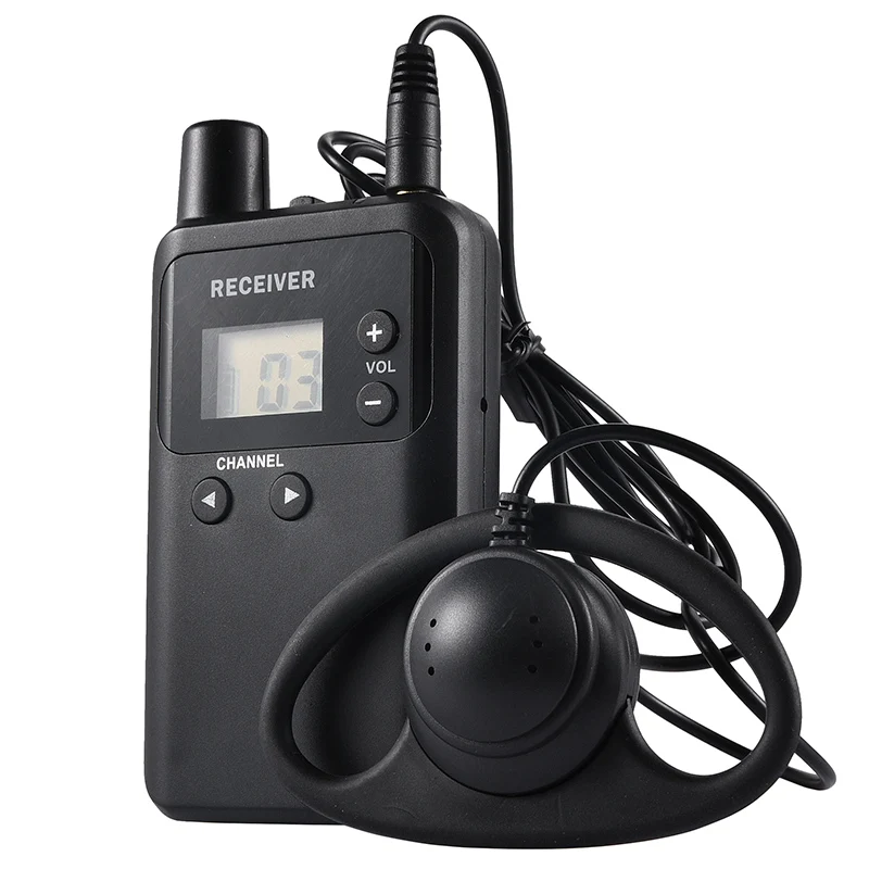 

Wireless Whisper Tour Group Whisper System Rechargeable Portable Audio Tour Guide Receiver