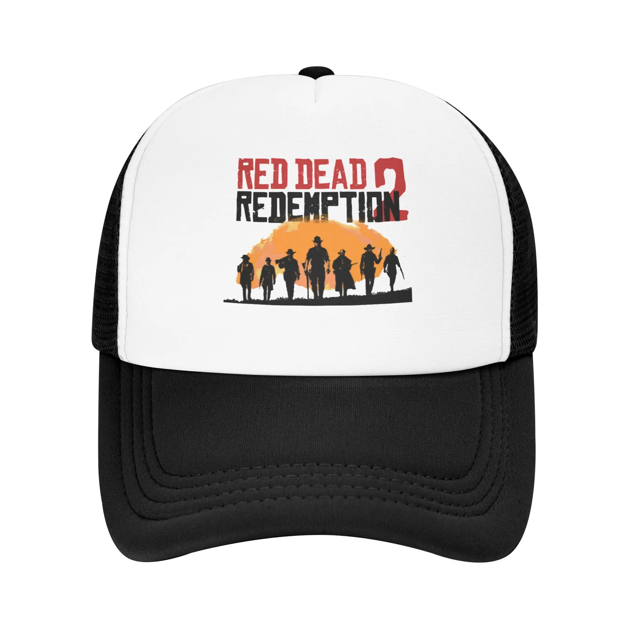 Game Group Team Sun RED DEAD REDEMPTION 2 Custom Mesh Baseball Caps For Mens  High-end Female Beach Coquette Hat Snapback Cap