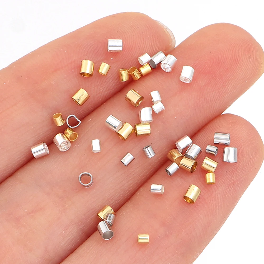 200 шт./лот, 1,5/2 мм, позолоч – обзор и цена Crimp Bead Tube