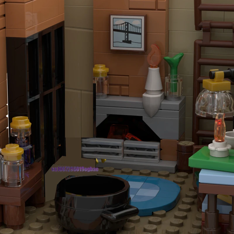 2368PCS Città di Vendita Caldo Street View Moc Modulare Goodwin Aaziario Streghe Negozio modello FAI DA TE idee creative Giocattolo Per Bambini Blocchi Regalo