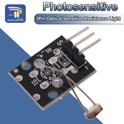 KY-018 3pin Optical Sensitive Resistance Light Detection Photosensitive Sensor Module for Arduino DIY Kit KY018