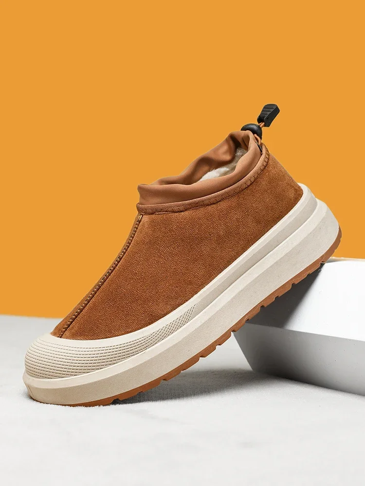 

Business Old Money Style, Fashionable and Grand, Men's Winter Snow Boots, Non-slip and Warm, Suitable for Daily Outings, Minimal